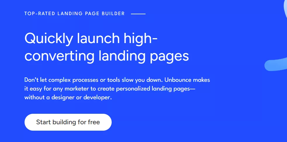 Unbounce Smart Builder